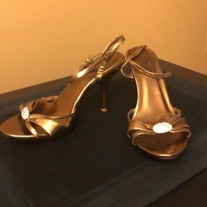 Bronze dress sandal